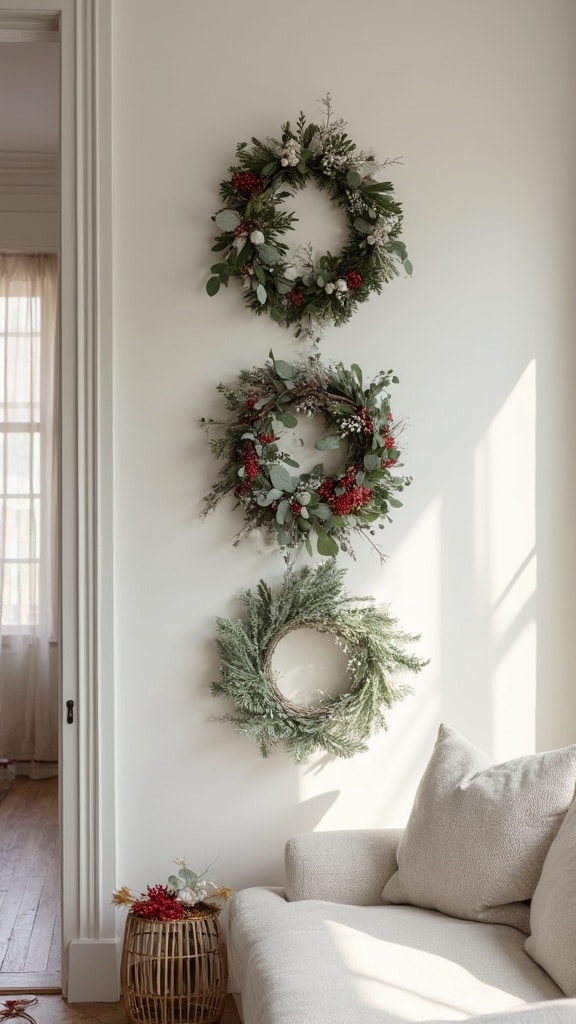 Statement Wreath Gallery Wall