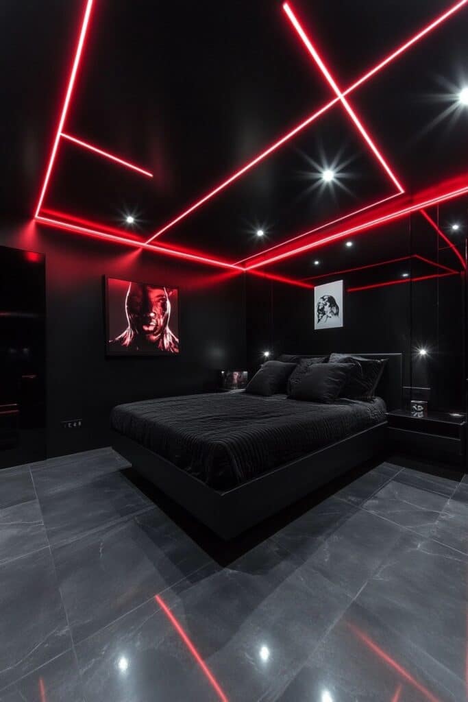 Bold Glow Baddie Bedroom