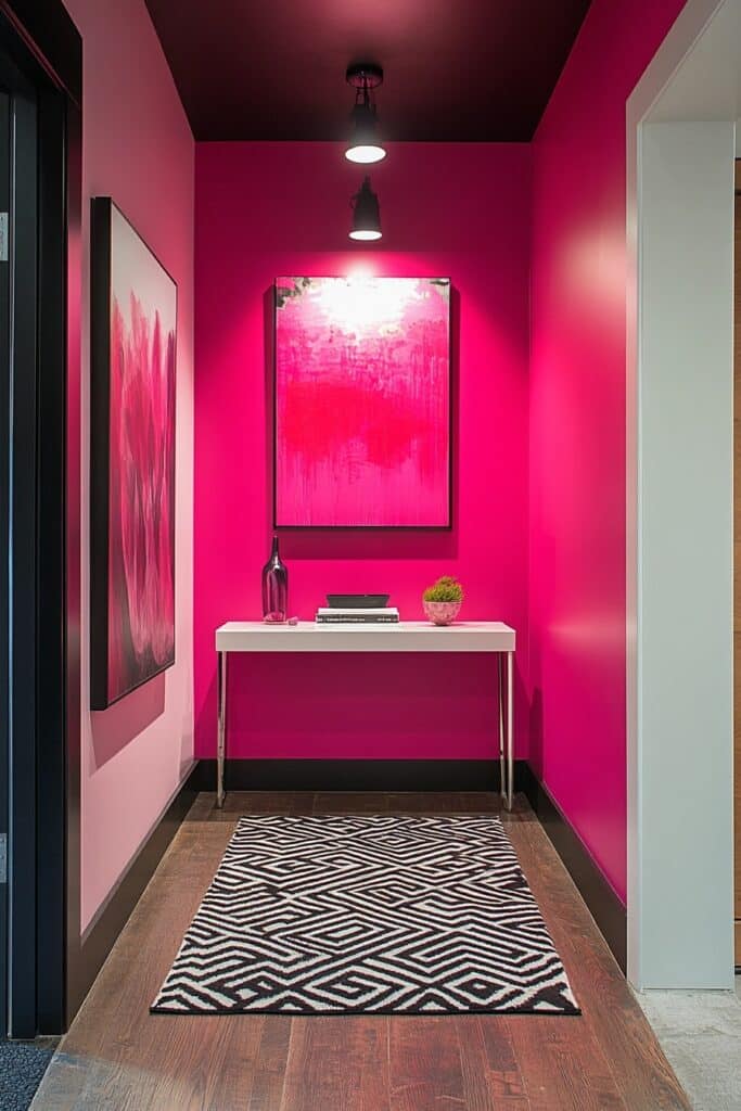 Bright Pink Entryways