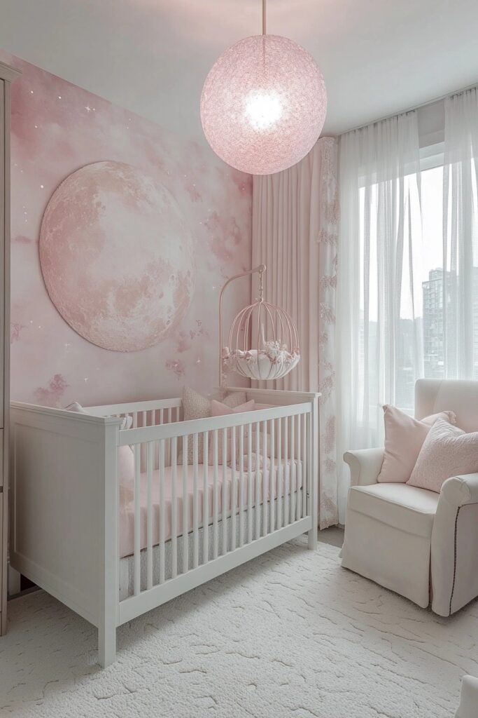 Calm Pink Nursery Designs