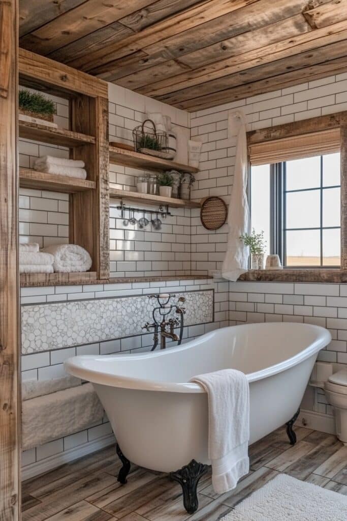 Charming Farmhouse Barndo Bathrooms