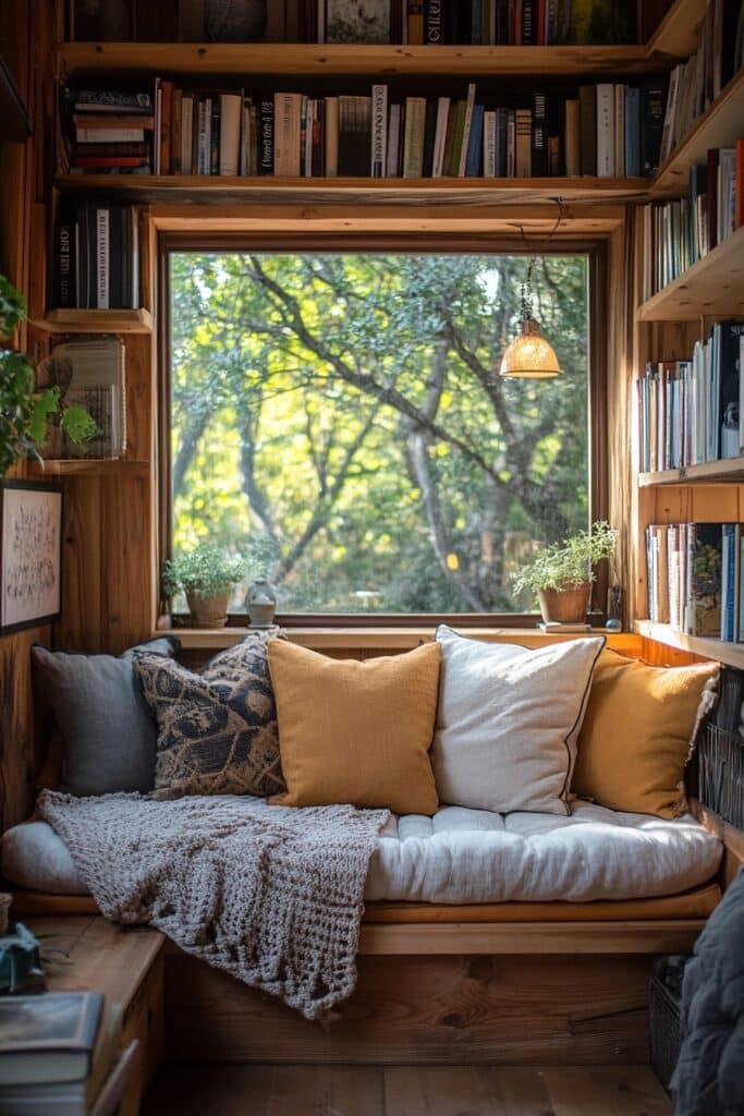 Cozy Farmhouse Reading Nook