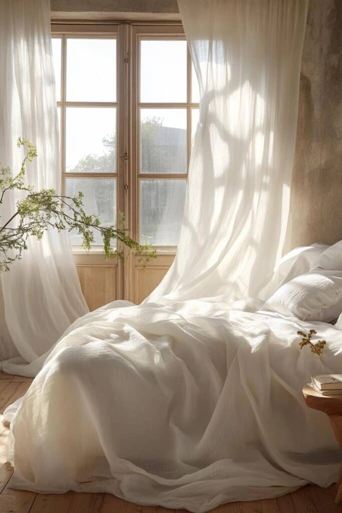 Dreamy Sheer Boho Bedroom Curtains