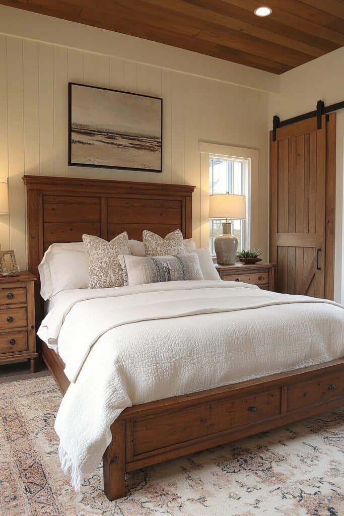 Elegant Farmhouse Guest Room