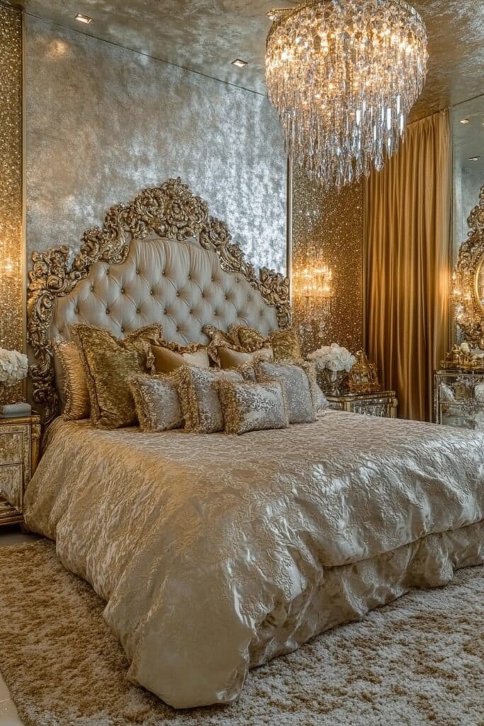 Glamorous Baddie Bedroom Retreat