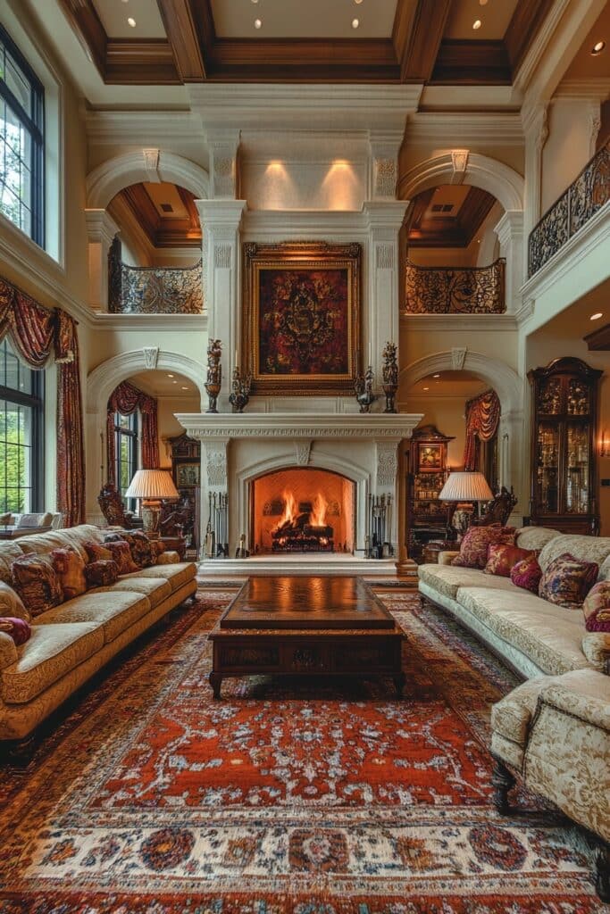 Majestic Fireplace Room