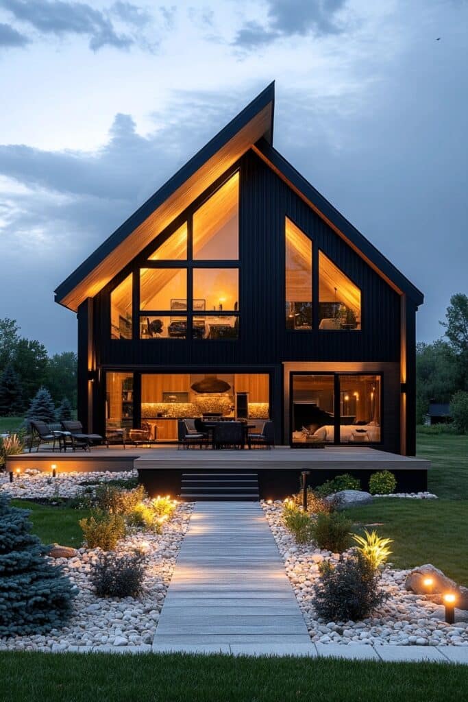 Modern Compact Barn Home