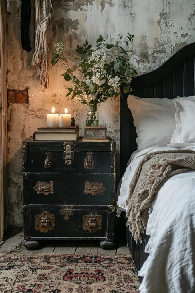 Noir Chic Retreat: Black Boho Style