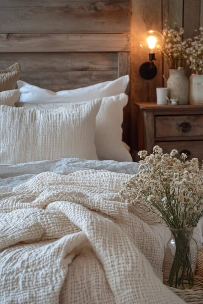 Relaxing Modern Farmhouse Bedroom