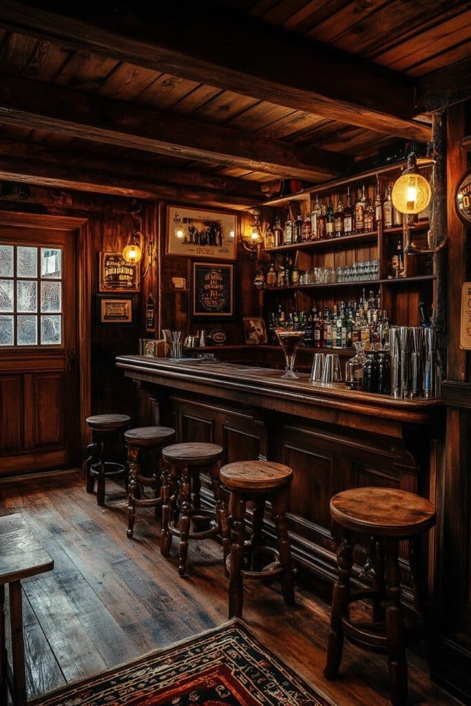 Secret Speakeasy Basement Bar