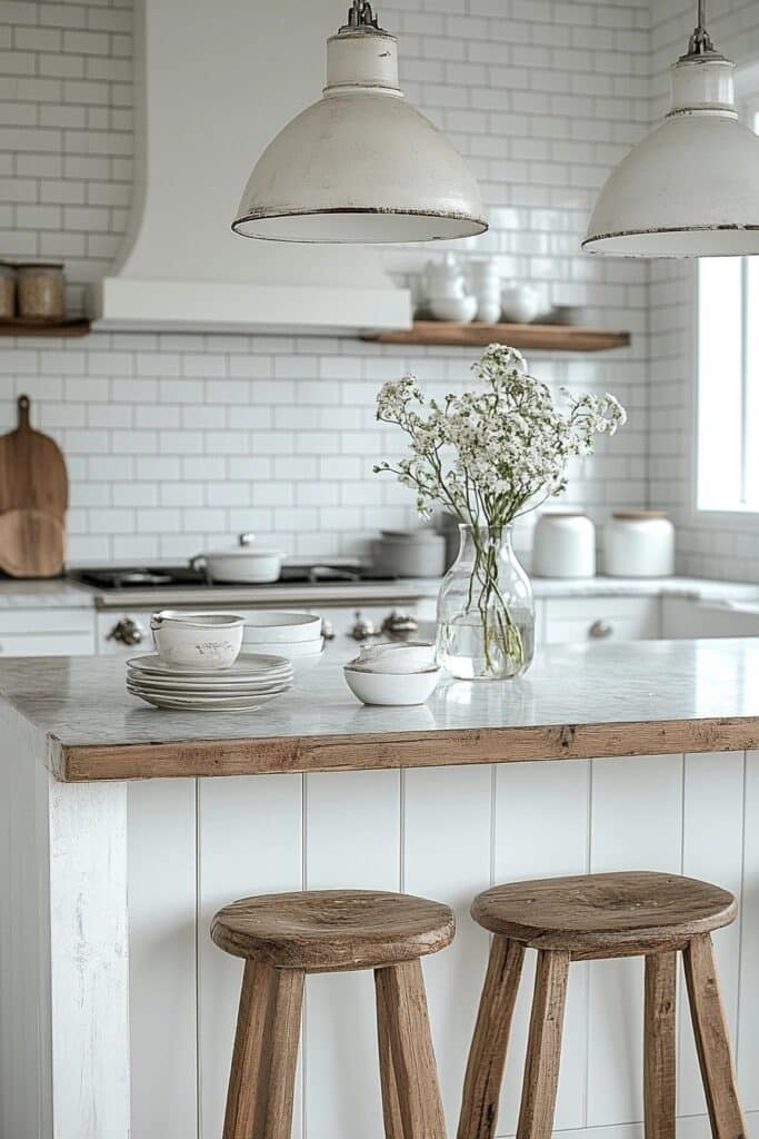 Timeless White Kitchen Cabinets