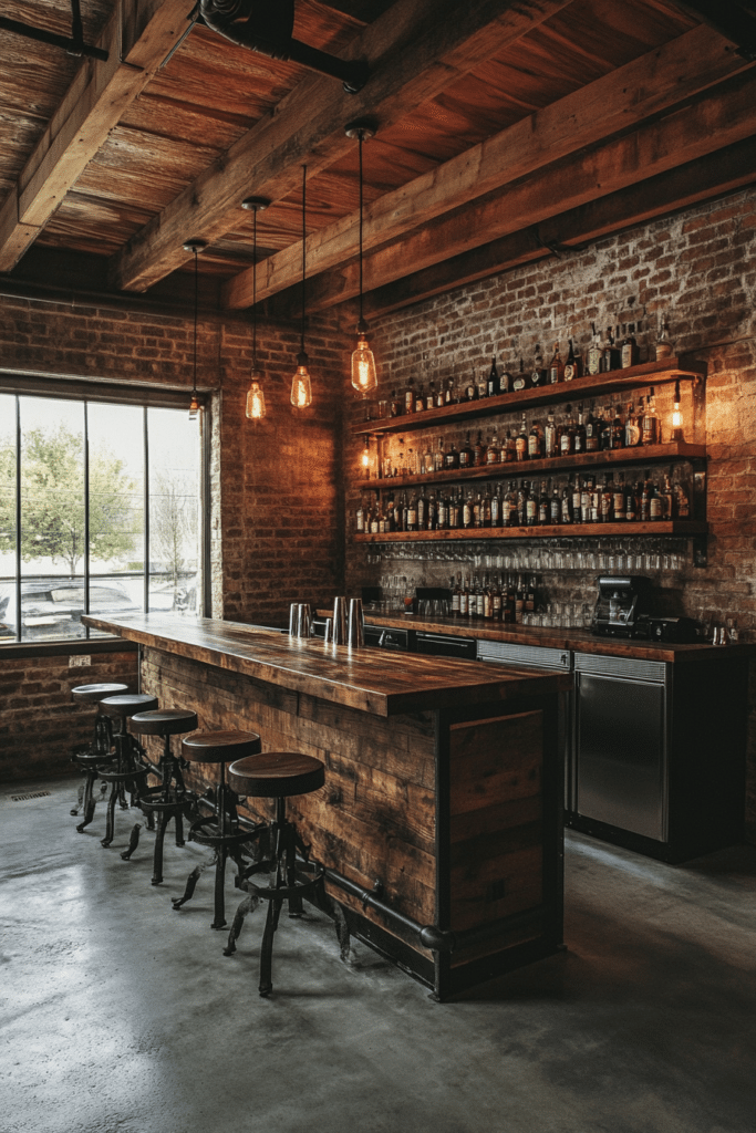 Urban Industrial Loft Bar