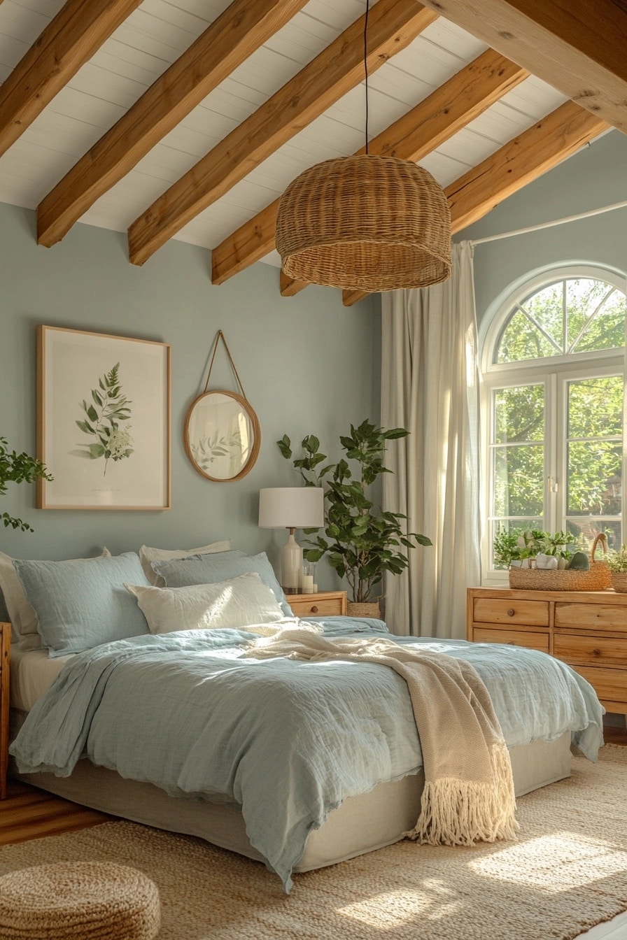 19 Light Blue Boho Bedroom Ideas for a Fresh and Relaxing Look - Jenna ...