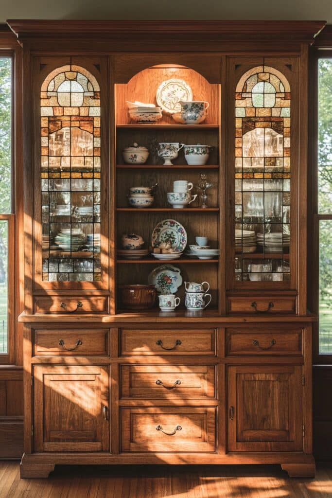 Craftsman-Style Antique Kitchen