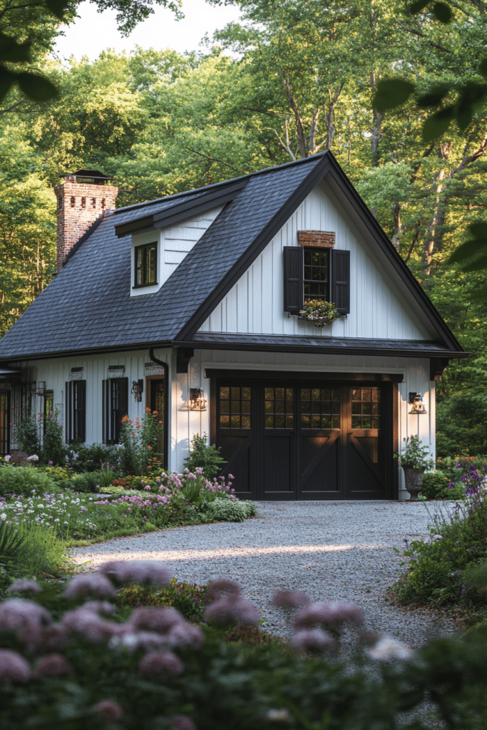 Dormer Windows Farmhouse Garage Design