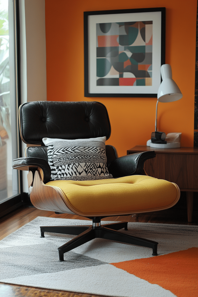 Mid-Century Modern Guest Room Office Combo