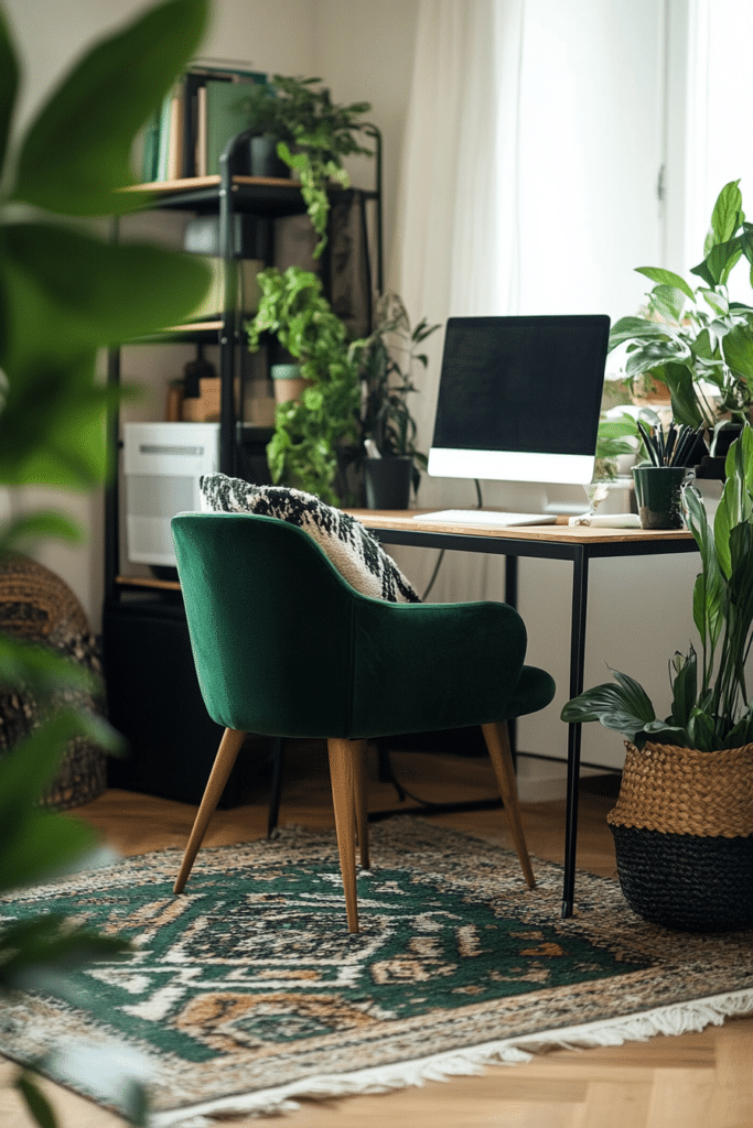 Scandinavian Tranquility Guest Room Office