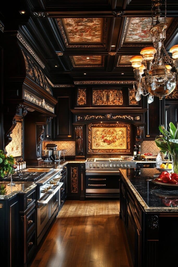 Victorian Elegance: Antique Kitchen Design