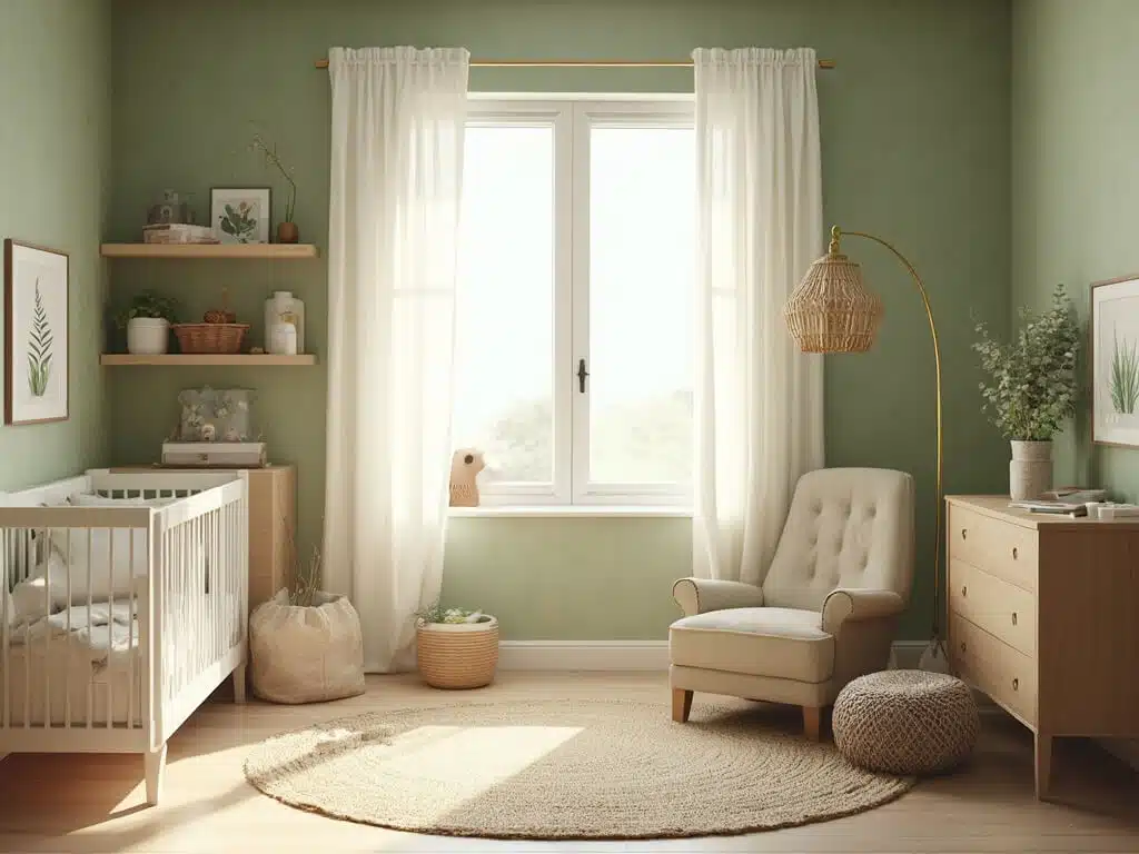 Sage Green Nursery: A Serene Sanctuary for Your Little One - Jenna Living