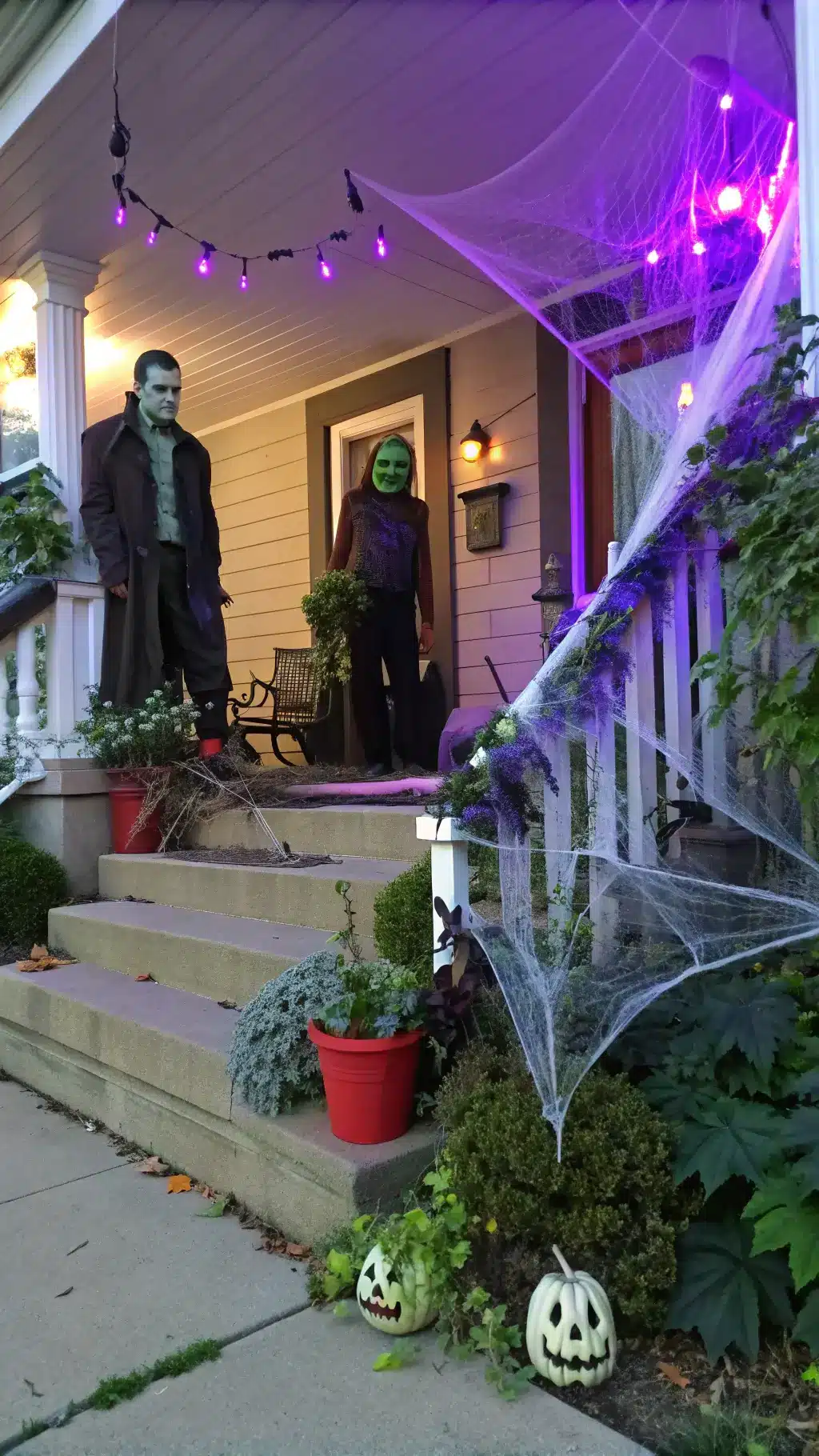 outdoor halloween decor front yards