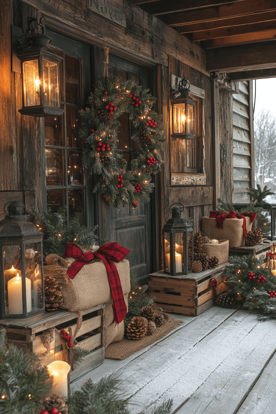 25 Christmas Porch Decor Ideas For A Heartwarming Festive Home Entrance ...