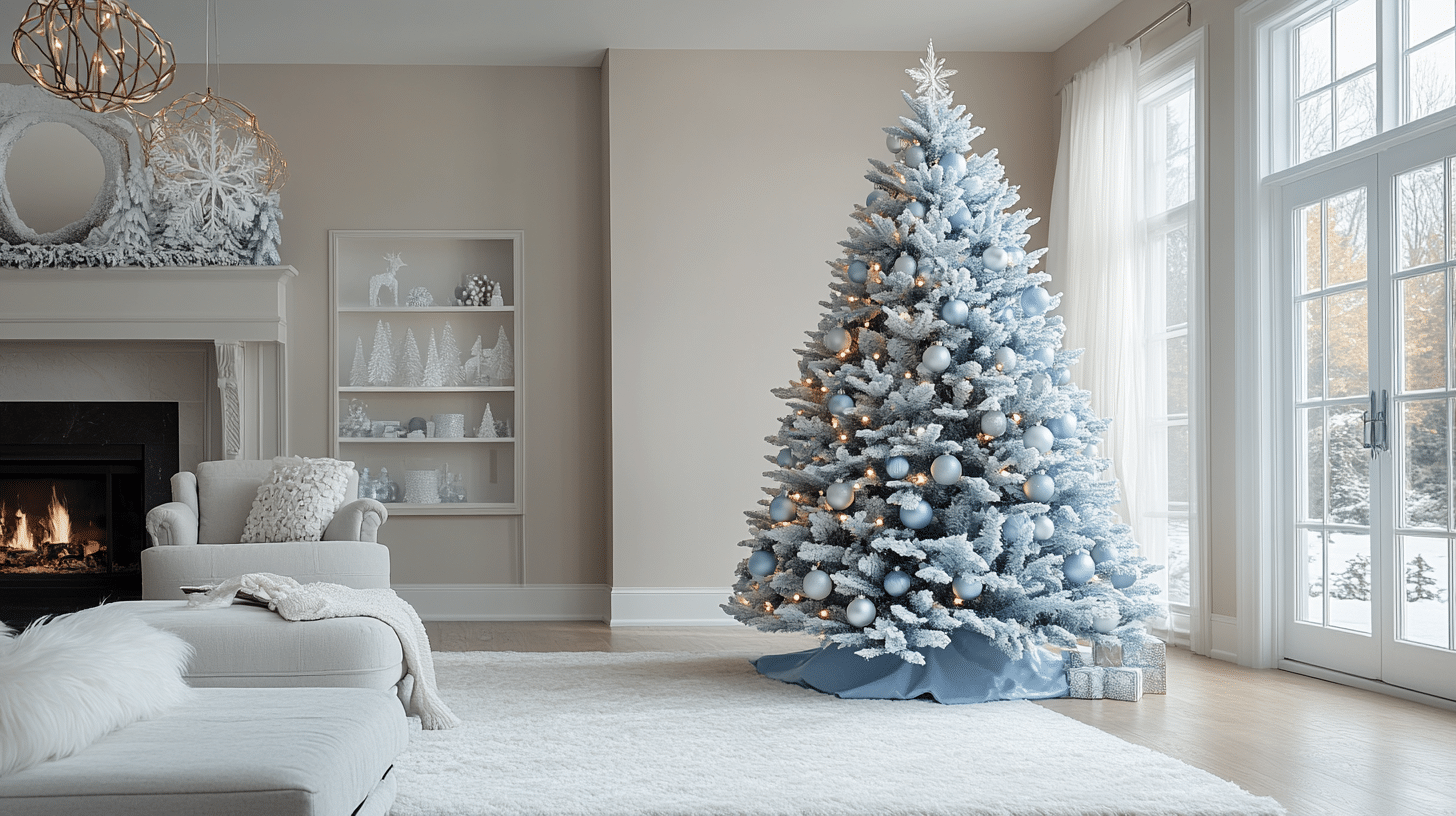 25 Blue Christmas Decor Ideas That Bring Soft Winter Wonderland Vibes ...