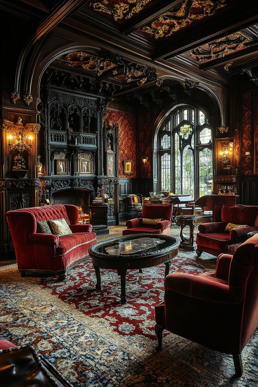 Gothic Victorian Living Room