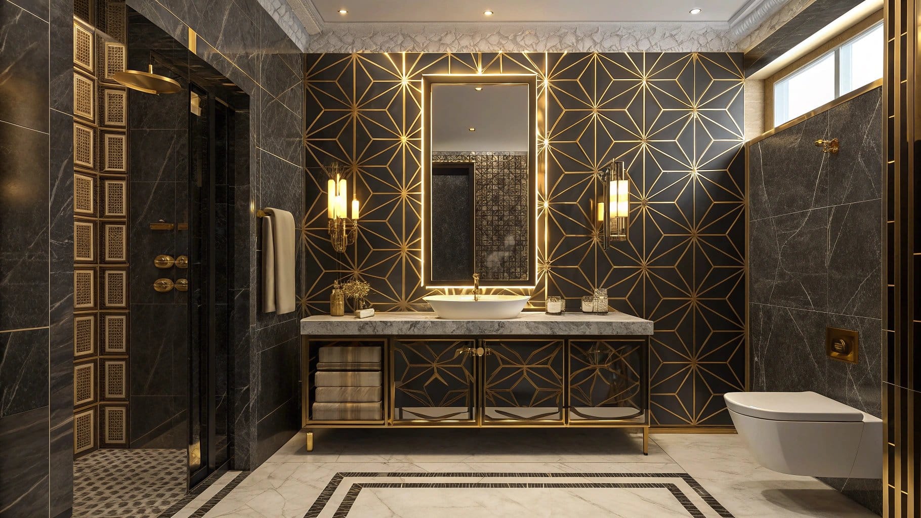 27 Neo Deco Bathroom Ideas That Turn Your Daily Routine Into Pure ...