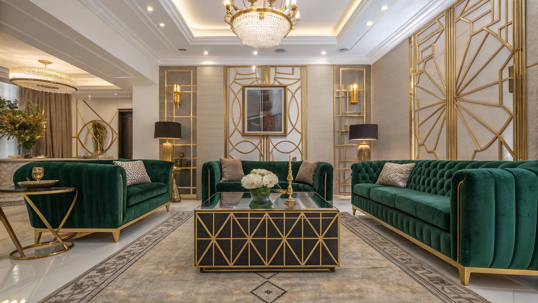 27 Neo Deco Living Room Ideas That Make Every Day Feel Like a Gatsby ...