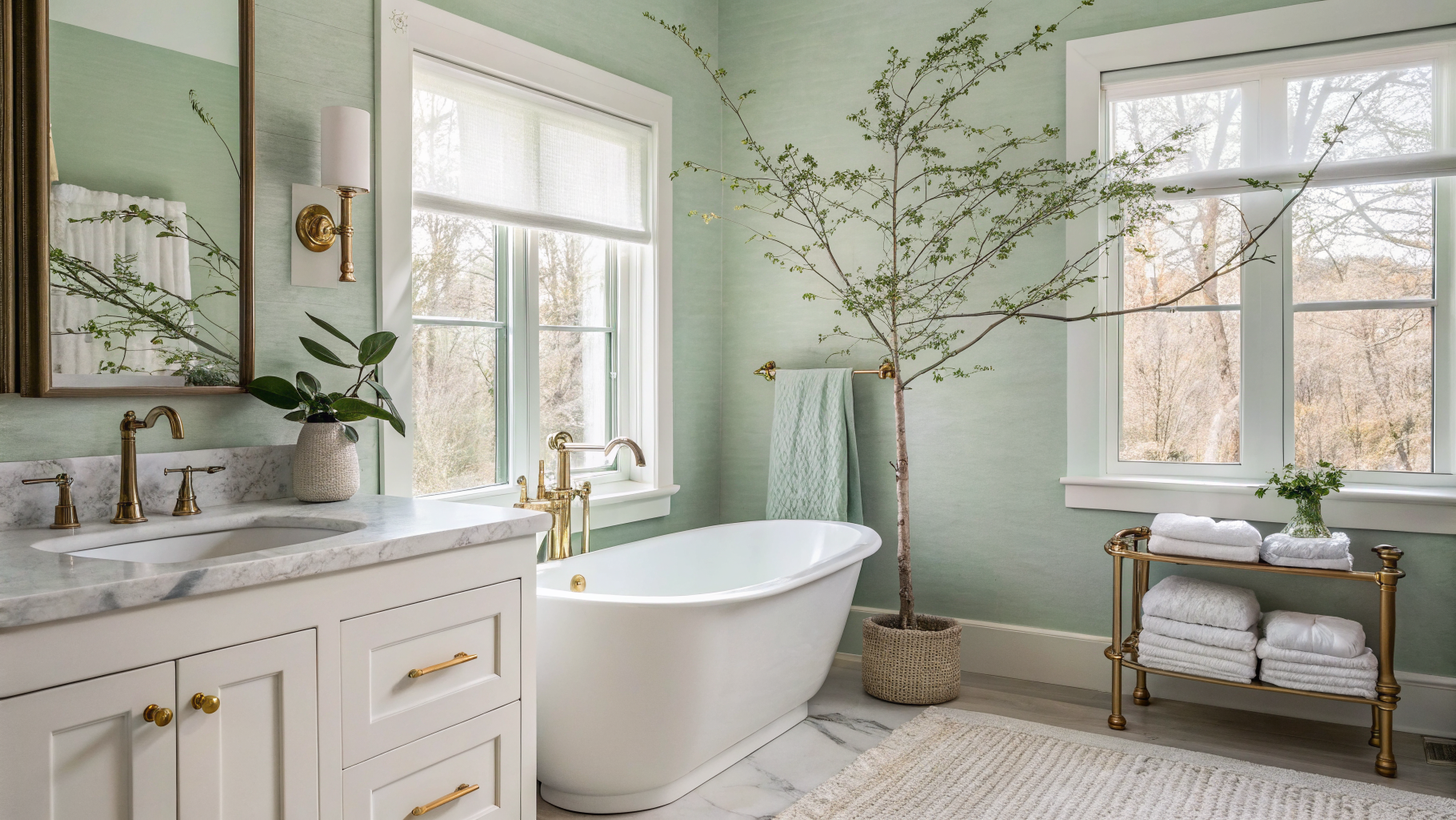 27 Light Sage Green Bathroom Ideas That Feel Like a Spa at Home - Jenna