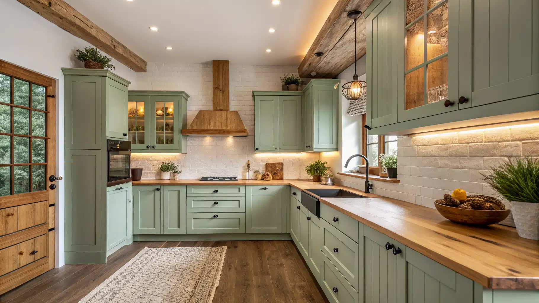 27 Sage Green And Wood Kitchen Ideas That Blend Nature With Timeless ...