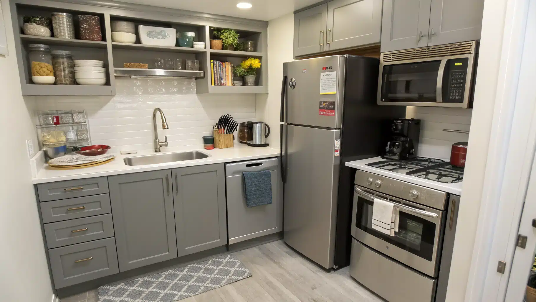27 Small Kitchen Ideas That Maximize Every Inch - Jenna Living