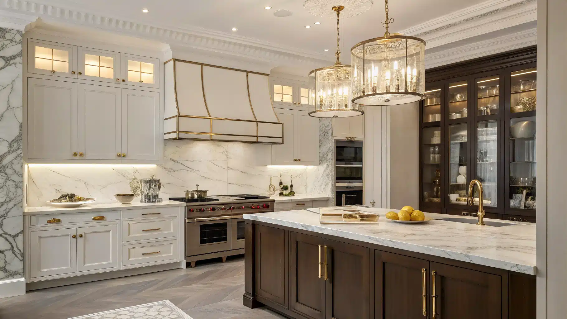 27 Luxurious Kitchens That Look Like They Belong in a Mansion - Jenna ...