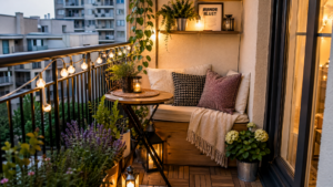 very small balcony decor