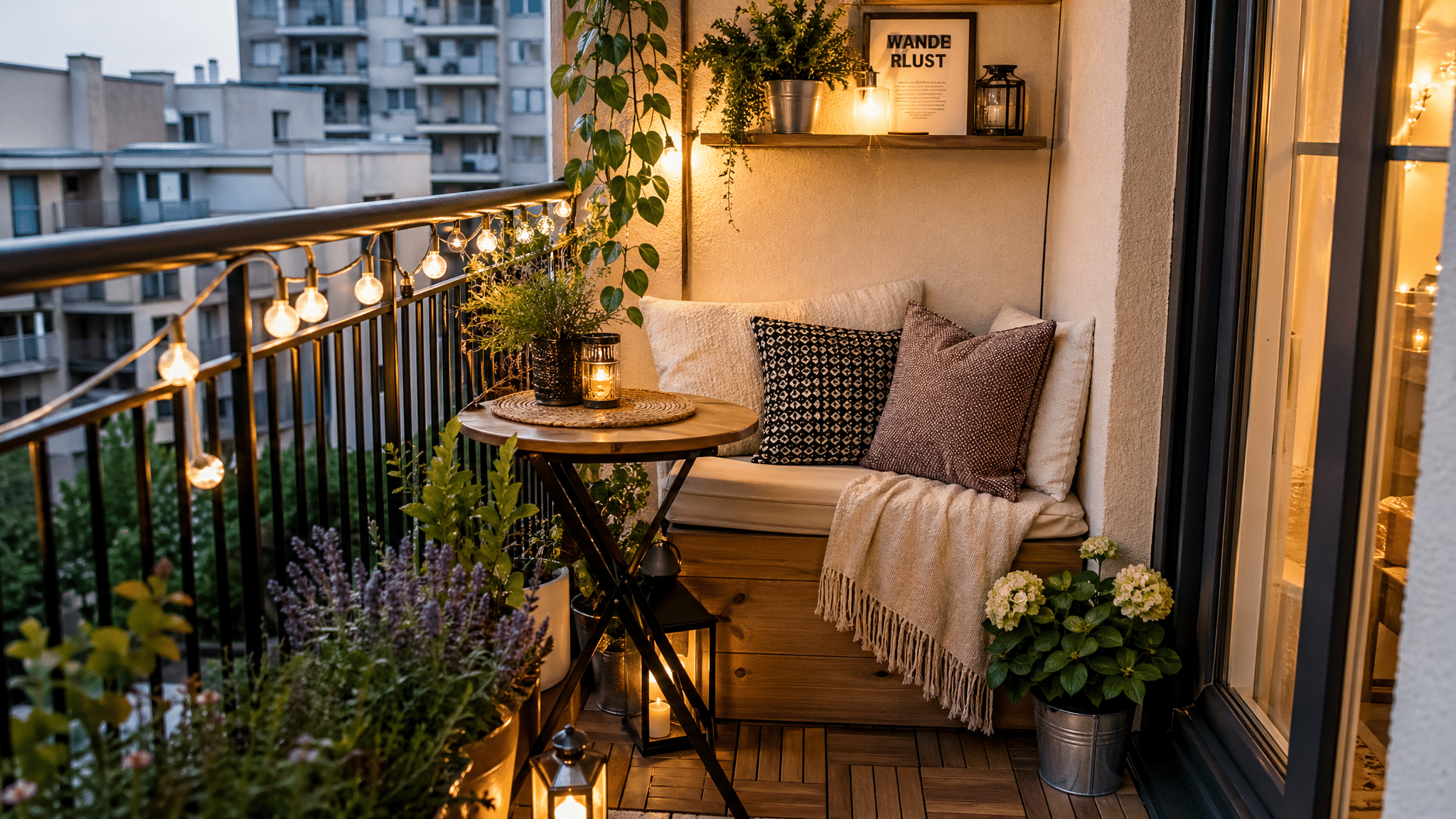 27 Very Small Balcony Decor Ideas That Maximize Your Outdoor Space ...
