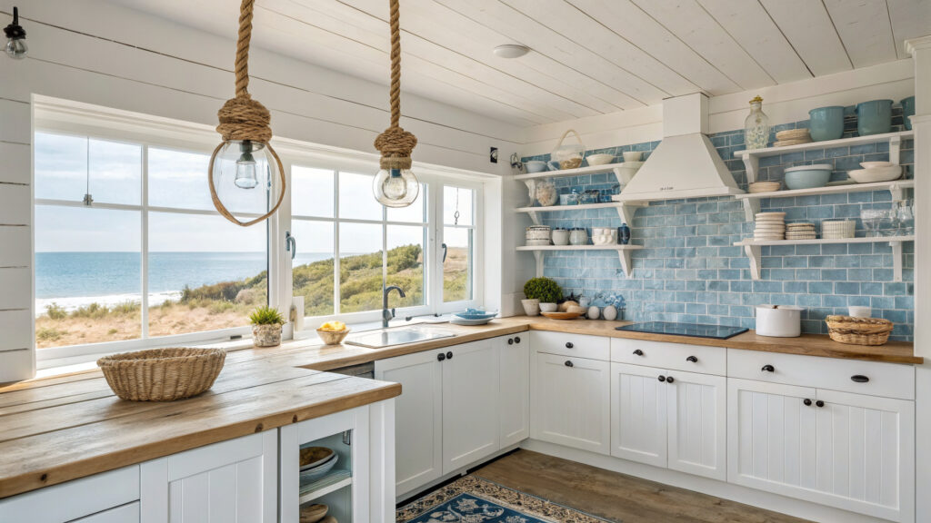 seaside cottage kitchen