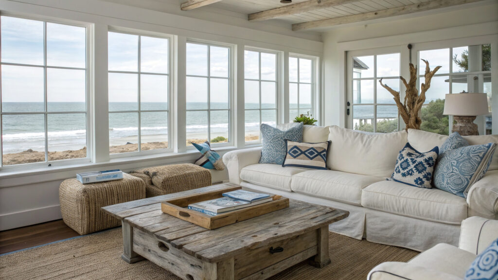 seaside living room
