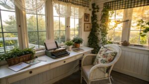 cottagecore office