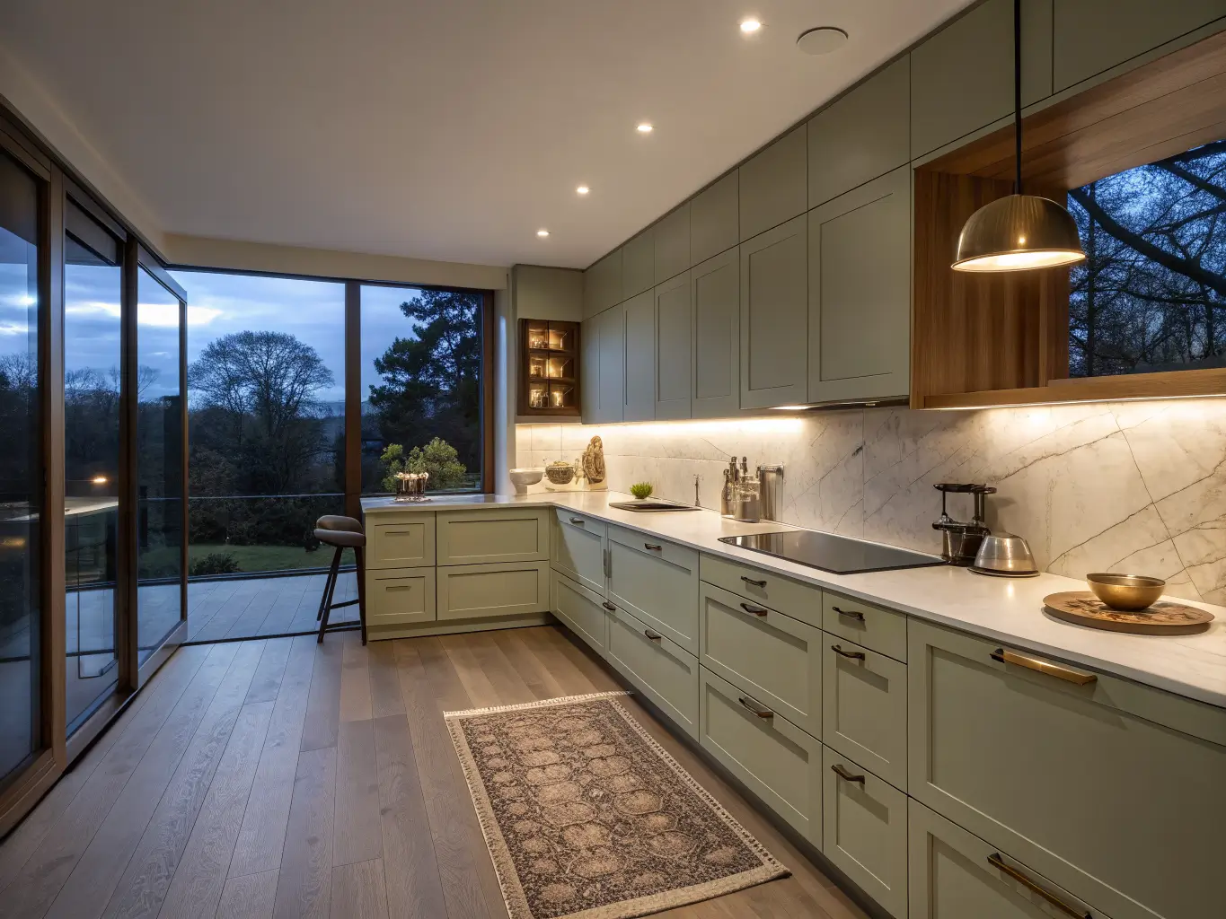 modern minimalist kitchen
