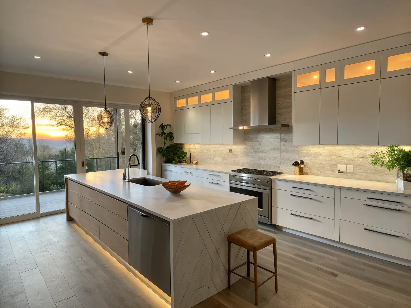 modern minimalist kitchen