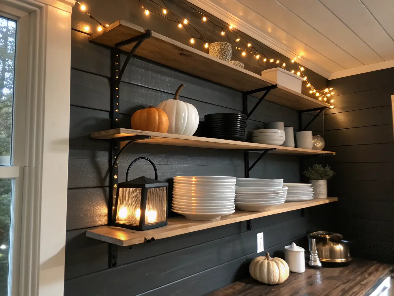 halloween decor kitchen