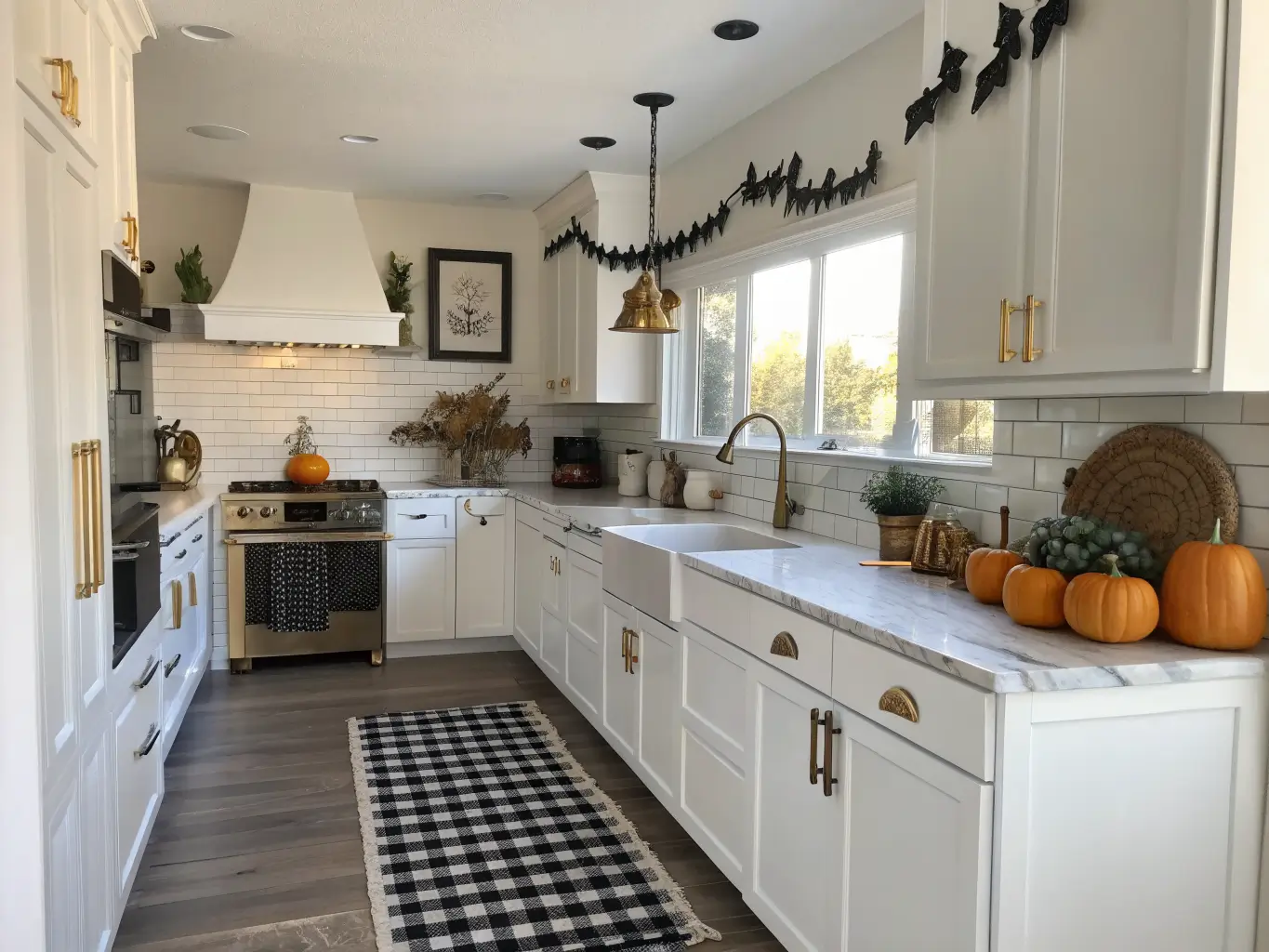 halloween decor kitchen