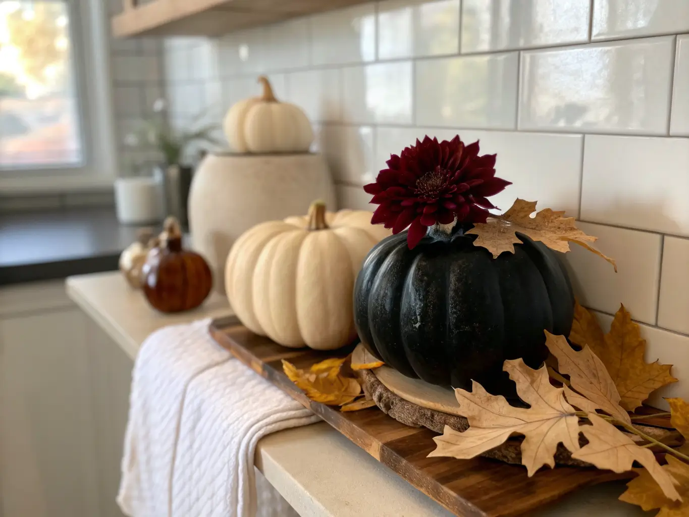 halloween decor kitchen