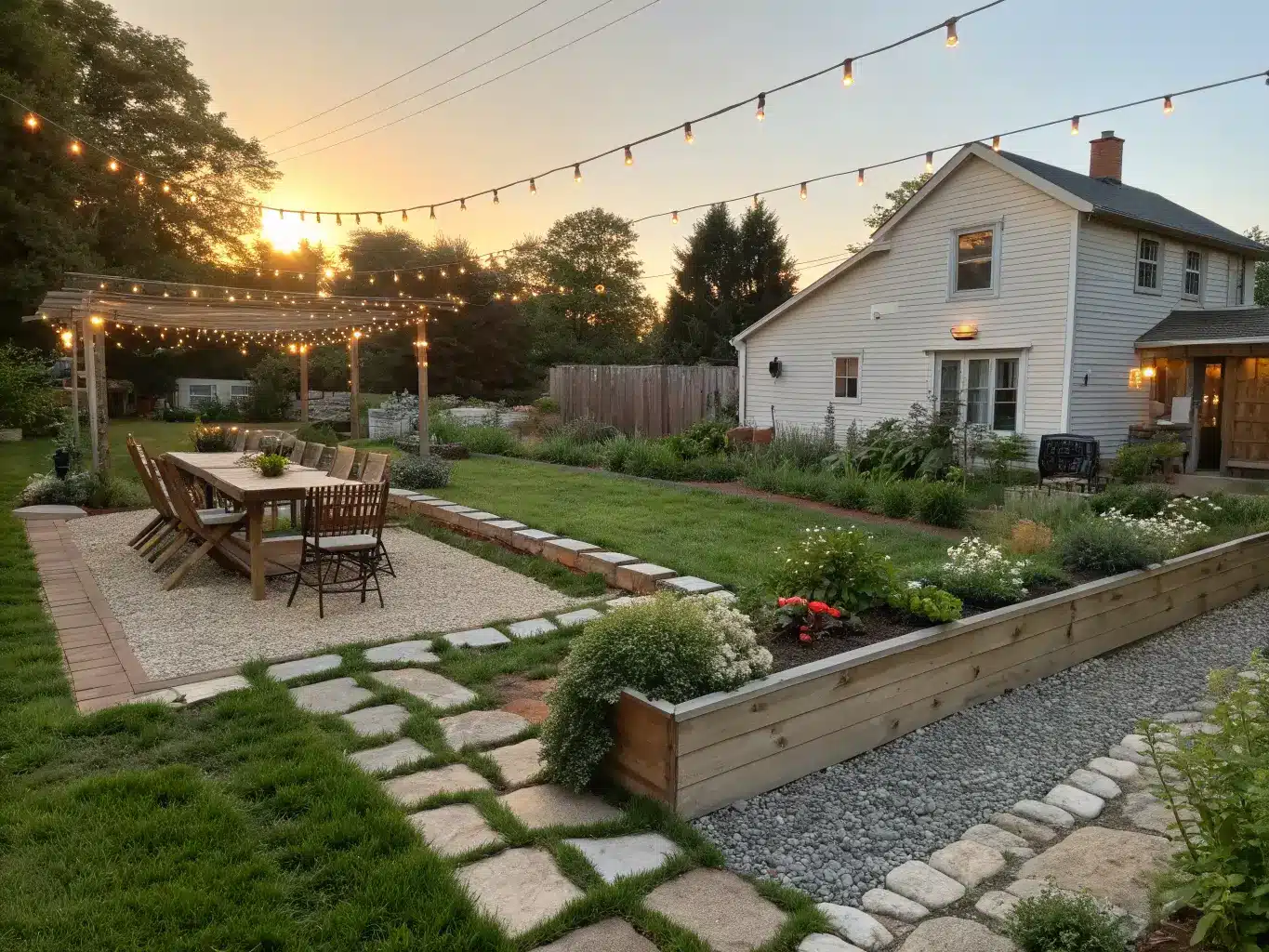 farmhouse garden design