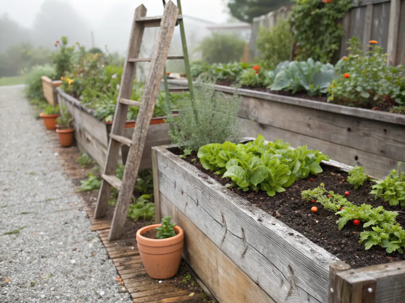 farmhouse garden design