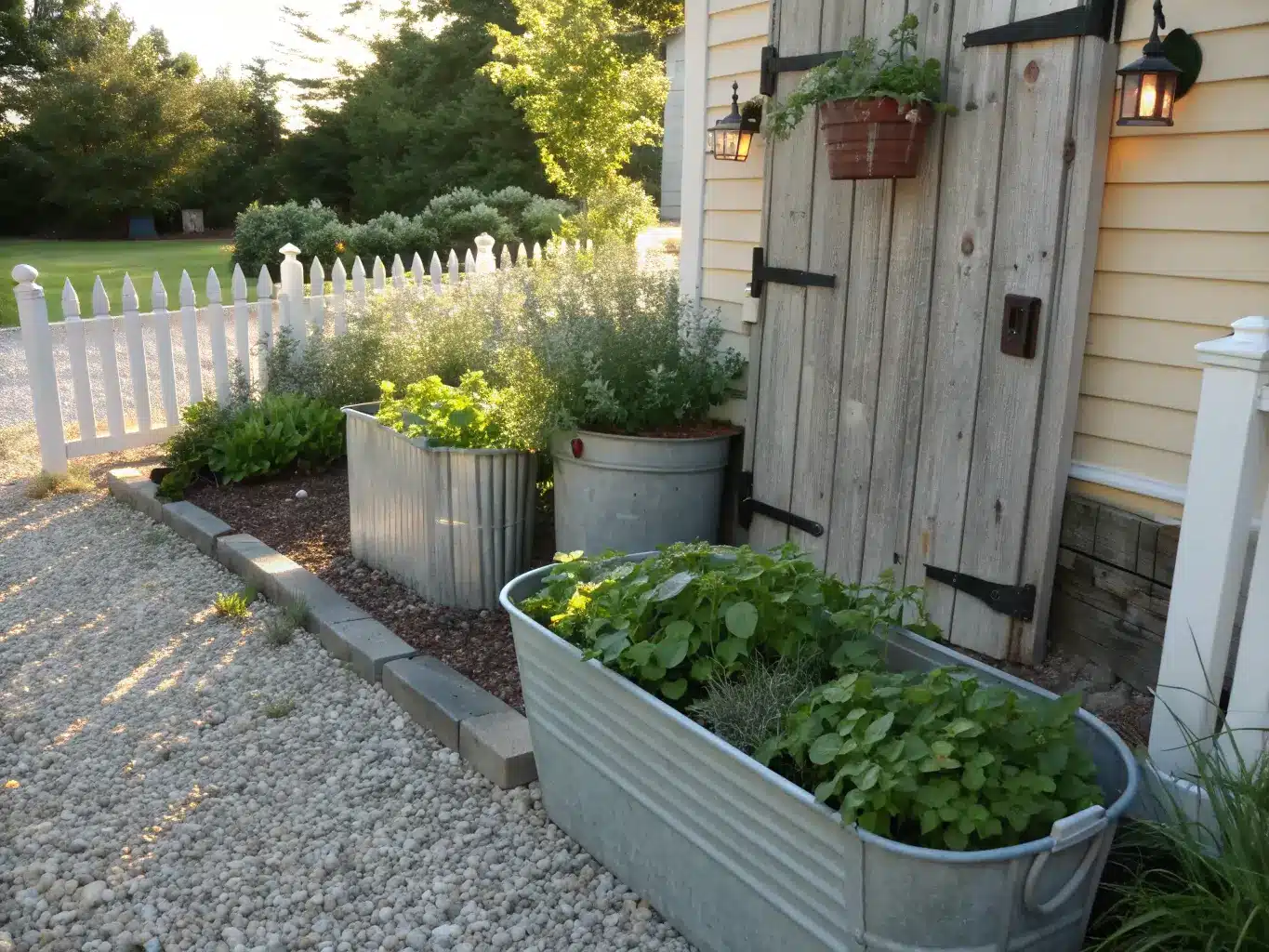 farmhouse garden design