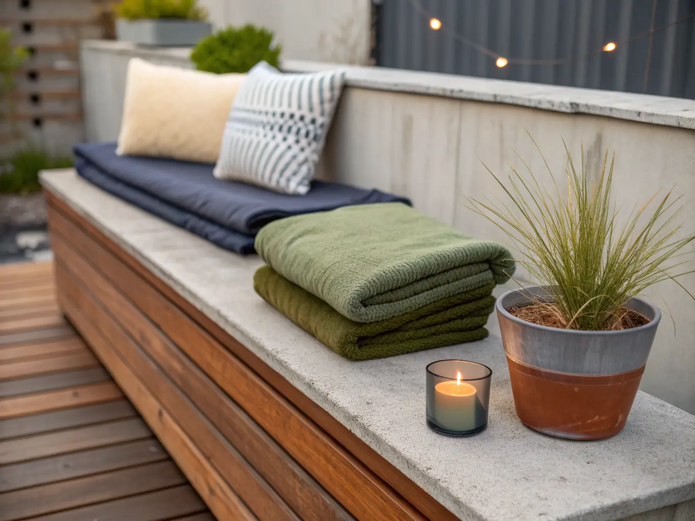 stock tank pool bench