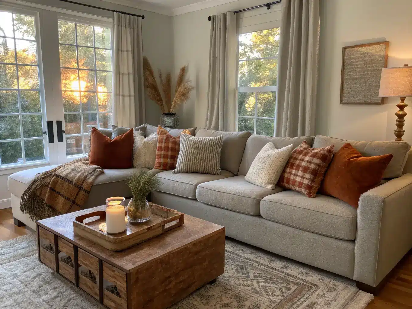 fall decor pillows