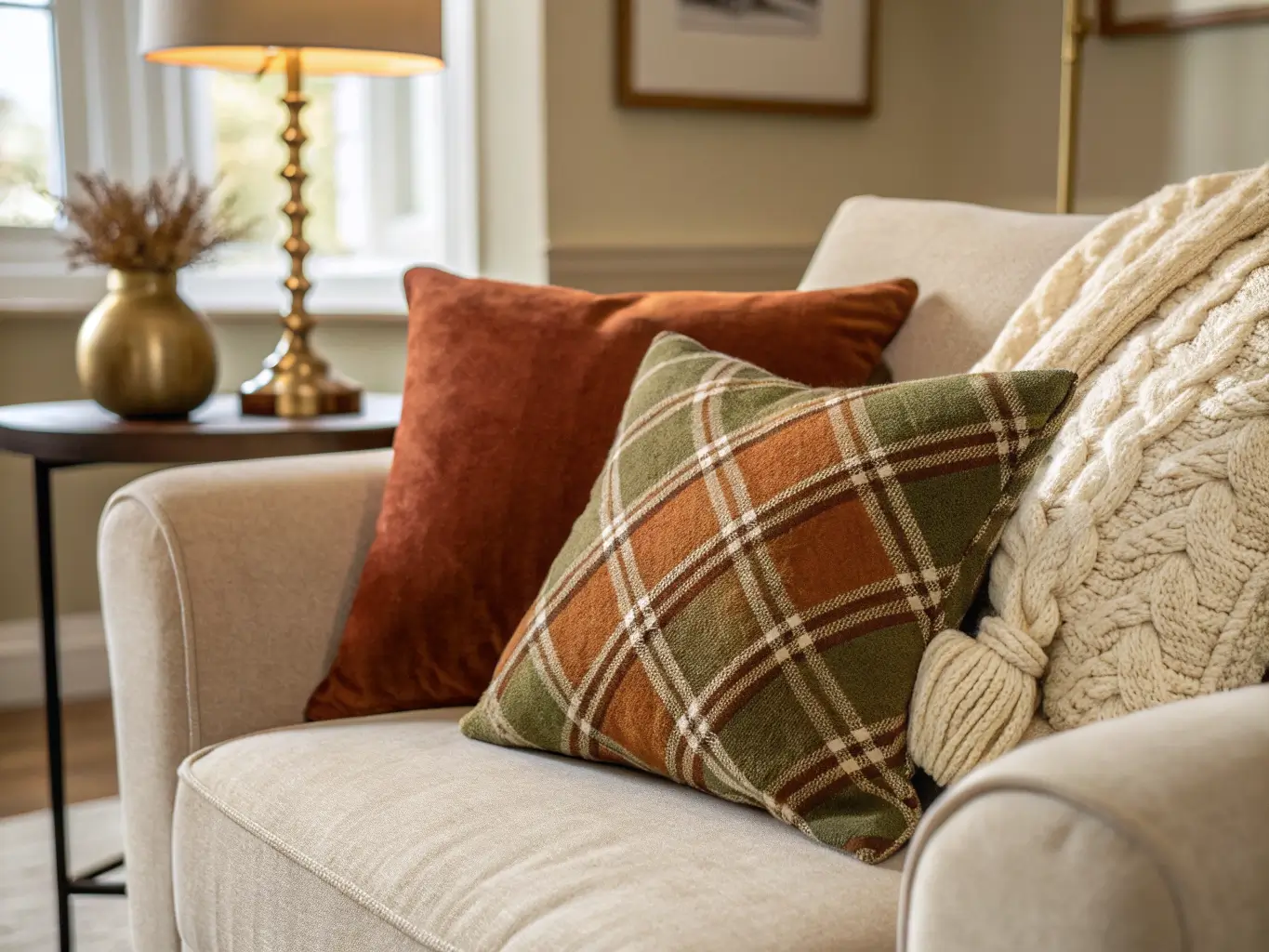 fall decor pillows