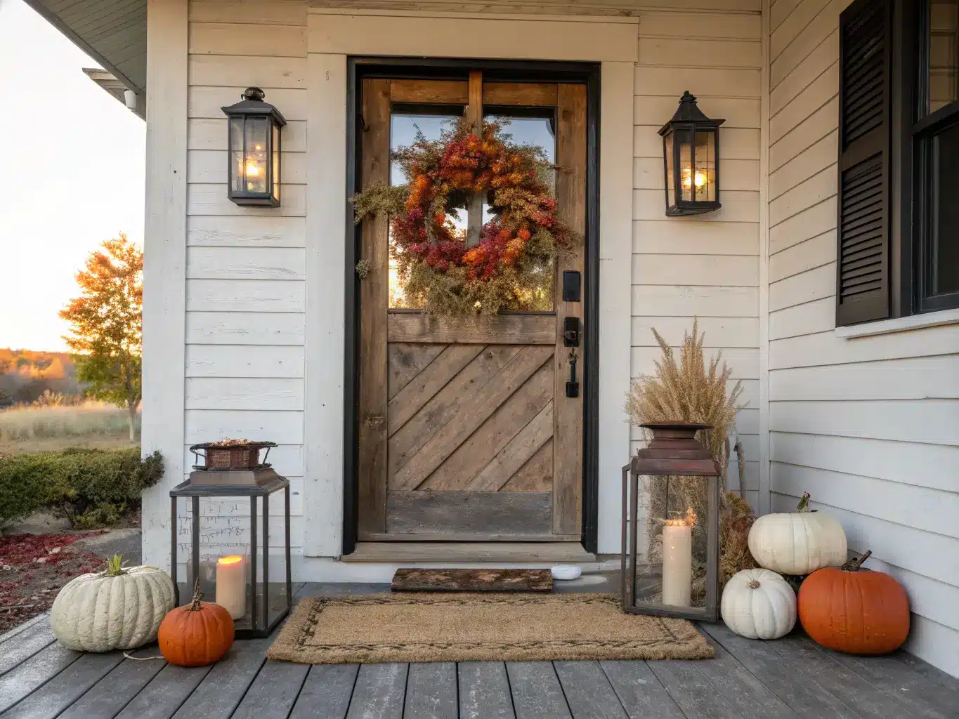 fall decor exterior